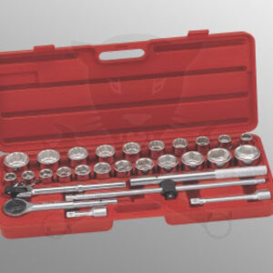 Dugókulcs készlet 3/4" 12 szögű metrikus + 6 lapú COLOS 28 db Genius