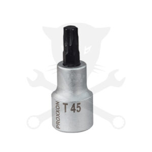 Rátűzőkulcs - crowa+bit 1/2" torx T45 normál Proxxon