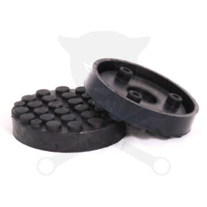 Gumipogácsa csápos emelőhöz 121/110 mm-es félperemes-pöttyös-3poz