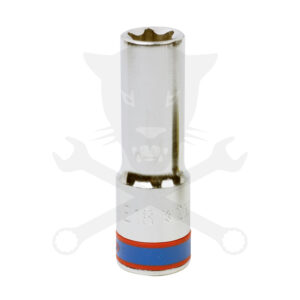Dugókulcs - crowafej 1/2" belső torx hosszított E18 KingTony