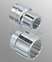 Dugókulcs - crowafej 3/4" 12 szög normál 30 mm Genius