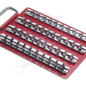 Dugókulcstartó sín, fiókba helyezhető 40 db-os 1/4"-3/8"-1/2" LASER