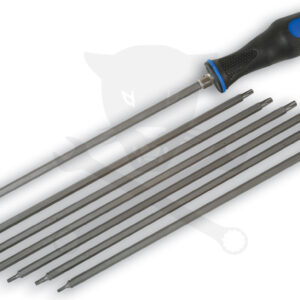 Csavarhúzó készlet extra hosszú 6 szögű Torx + 5 szögű furatos Torx 14:1