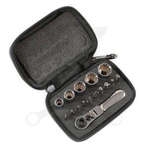Dugókulcs készlet Gear Lock - Alldrive 1/4" 16 db-os vegyes készlet - Laser
