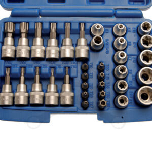 Torx készlet külső/belső E-torx 34 db-os 3/8"-os