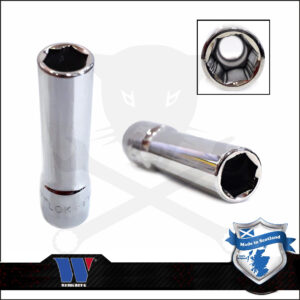 Lok-Typ Dugókulcs - crowafej 3/8" 8 mm 6 lap hosszú - Welzh
