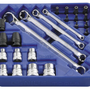 Tálcás Genius torx készlet 24 db-os - 1/6