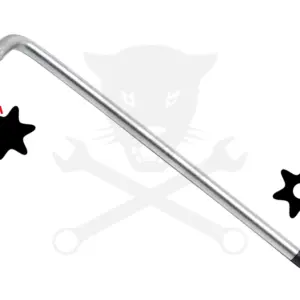 Torxkulcs "L" alakú extra hosszú T30 torx-lyukas torx - BGS