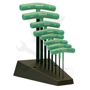 Torx kulcs készlet T9 - T40, T-nyelű, egyenes végű - Bondhus