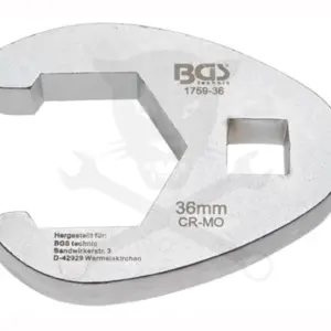 Villáskulcs adapter nyitott 1/2"-os 36 mm "Crowfoot"