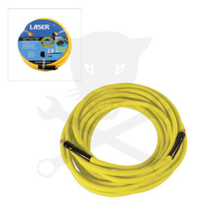 Levegőtömlő szerelt 15 méter 13 mm/19 mm SÁRGA PROFI 3/8" Külsőmenet