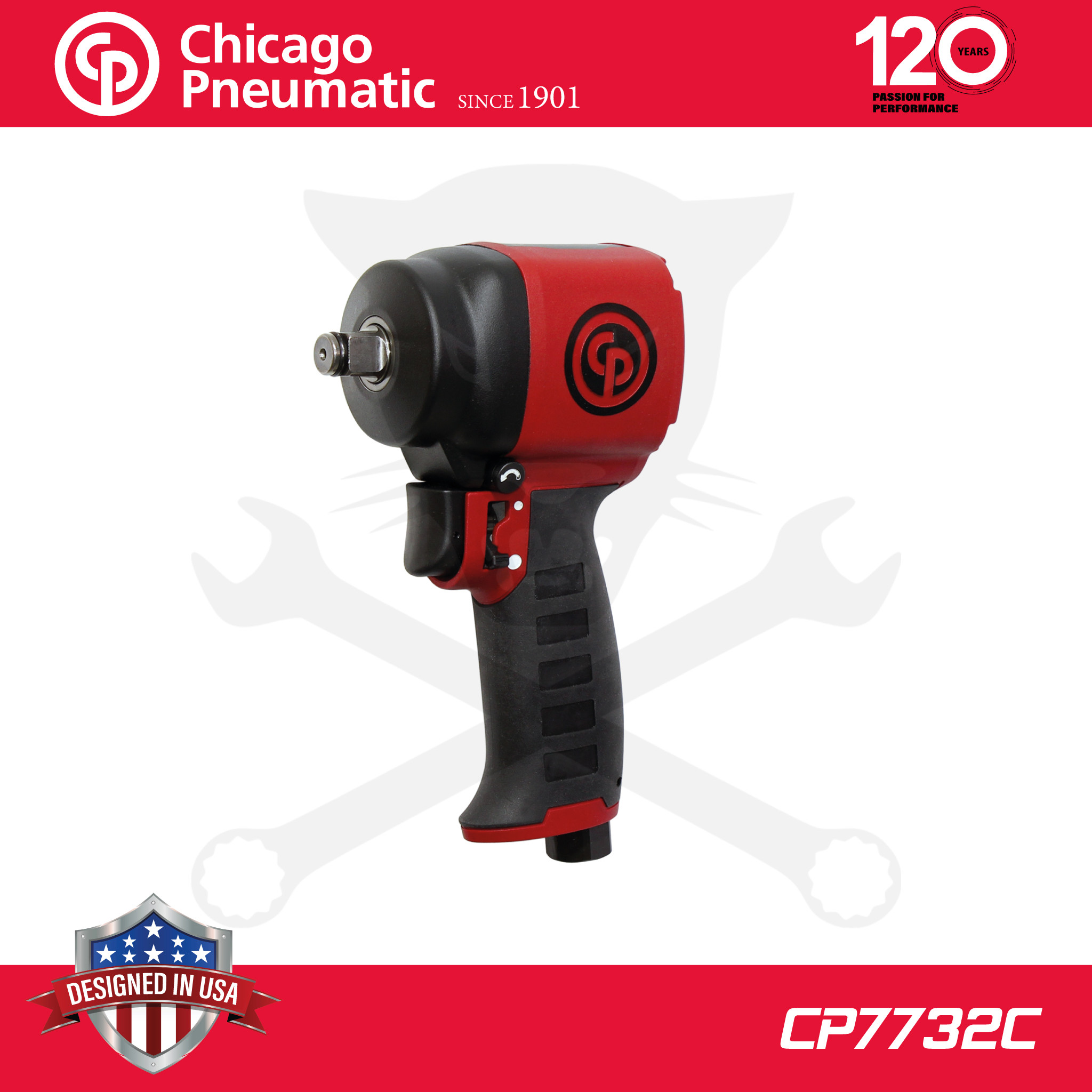 Légkulcs 1/2" 625 Nm Lazítás - 387 Nm Meghúzás Jumbo - Chicago