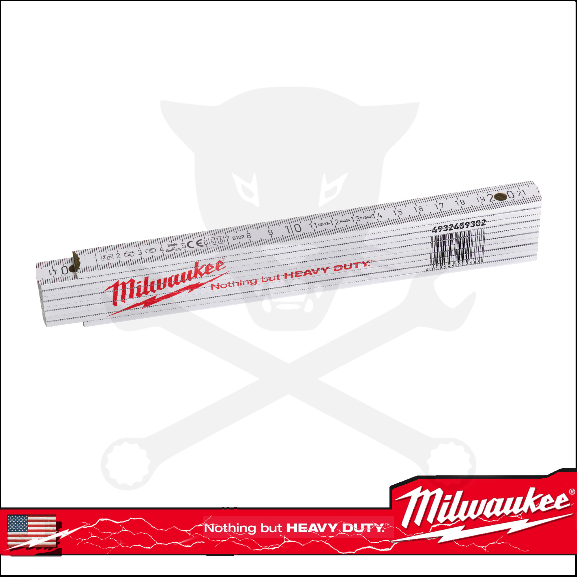 Colstok, mérőléc metrikus 2 méteres - Milwaukee