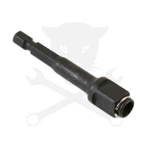 Bit és dugókulcs tartó adapter fúrógépbe 1/4" bit + 3/8" dugó 2:1-ben