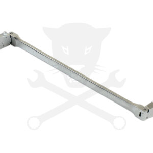 Fékcsőkulcs racsnis, kétoldali csuklós, extra hosszú 10 x 11 mm -Laser