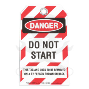 Biztonsági címke - ANGOL feliratos - Do Not Start