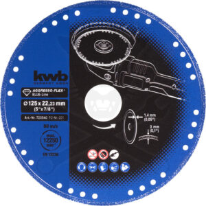 Vágókorong 125 x 1.2 x 3,0 x 22,23 mm  Gyémánttárcsa - KWB