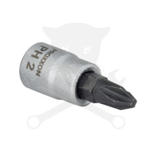 Rátűzőkulcs - crowa+bit 1/4" kereszt PH2 Proxxon
