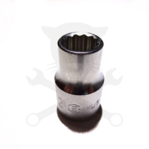 Dugókulcs - crowafej 1/2" 12 szög normál 12 mm Genius