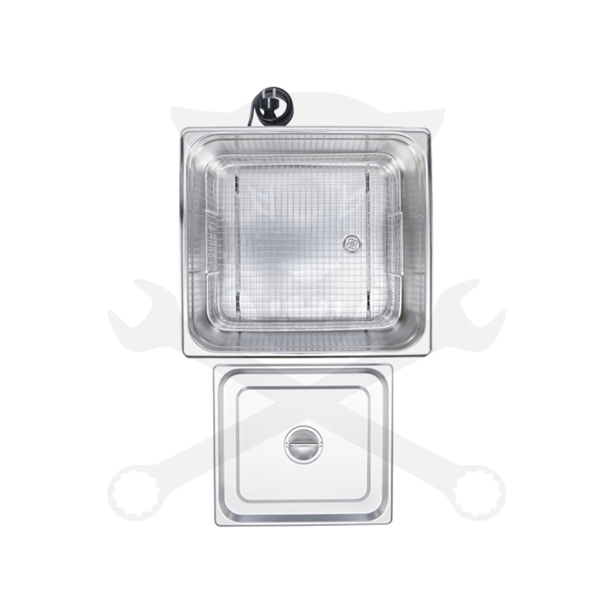 Ultrahangos tisztító berendezés 15 liter 360W + fűtés 400W - BGS - Image 3