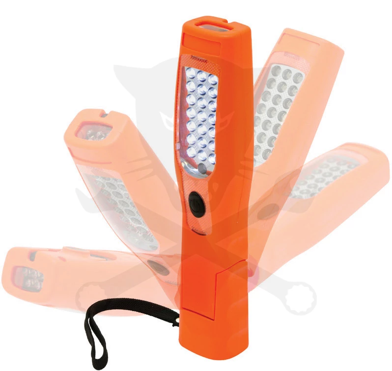 Szerelőlámpa LED 21+5 ledes profi RING - Hi Visibility - - Image 3