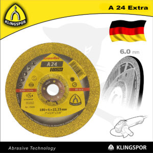 Tisztítókorong 180x6.0 mm A24 Extra - acél - Klingspor