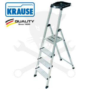 Létra ALU lépcsőfokos álló 1x 4 fokos - Krause Monto SECURY