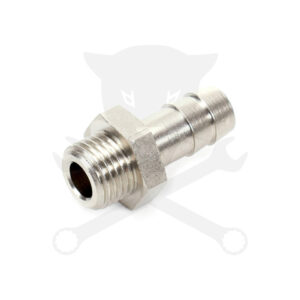 Levegő csatlakozó tömlőcsonk 14 mm tömlő - 1/2" KM egyenes (260M-14-1/2)