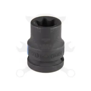 Légkulcsfej 1/2" belső torx E20 KingTony