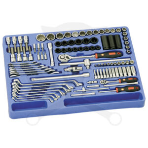 Tálcás Genius szerszám készlet 1/2"-1/4" 98 db-os Genius - 1/1