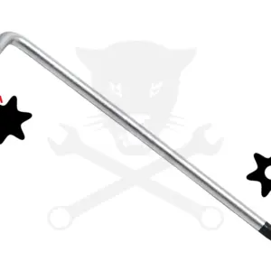 Torxkulcs "L" alakú extra hosszú T40 torx-lyukas torx - BGS