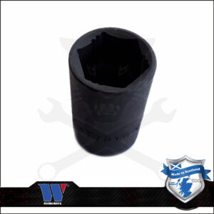 Lok-Typ Légkulcsfej - gépifej 1/2" 19 mm 6 lap alacsony - Welzh