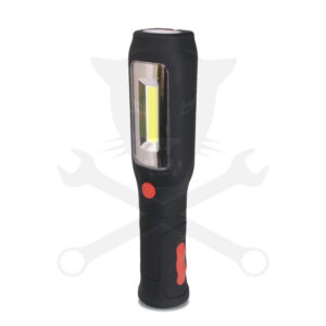 Szerelőlámpa LED COB ledes + 1 LED elülső, profi