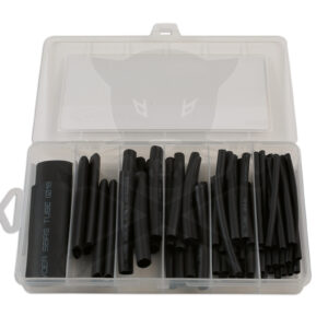 Hőzsugorcső 60 részes klt, duplafalas, fekete 3.2-19.1 mm