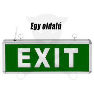 Lámpatest, vészvilágító LED 3 W egyoldalas "Exit" ELMARK