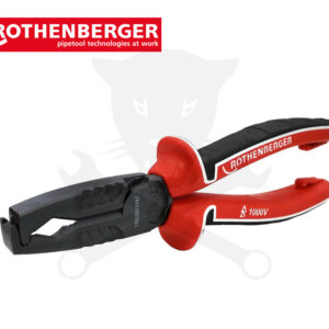 Fogó 1000V szigetelt kábelvágó-blankoló 180 mm VDE - Rothenberger
