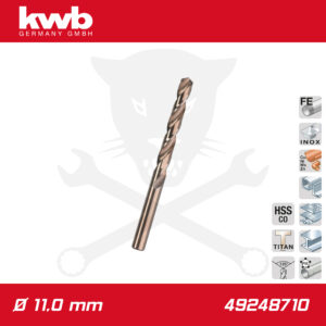 Csigafúró 11,0 mm HSS-G Co5 DIN 338 Profi 5% Cobalt - KWB