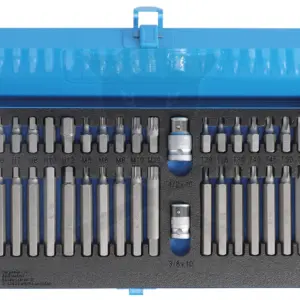 Torx-imb.- spline bit készlet 40 db-os készlet - BGS