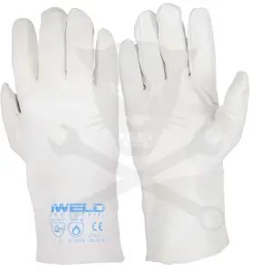 Kesztyű hegesztő, hő-lángálló- Fehér, AWI/TIG 11" - IWELD