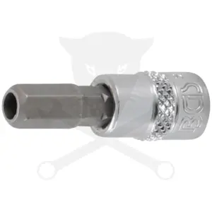 Rátűzőkulcs - crowa+bit 1/4" lyukas imbusz 7 mm - BGS