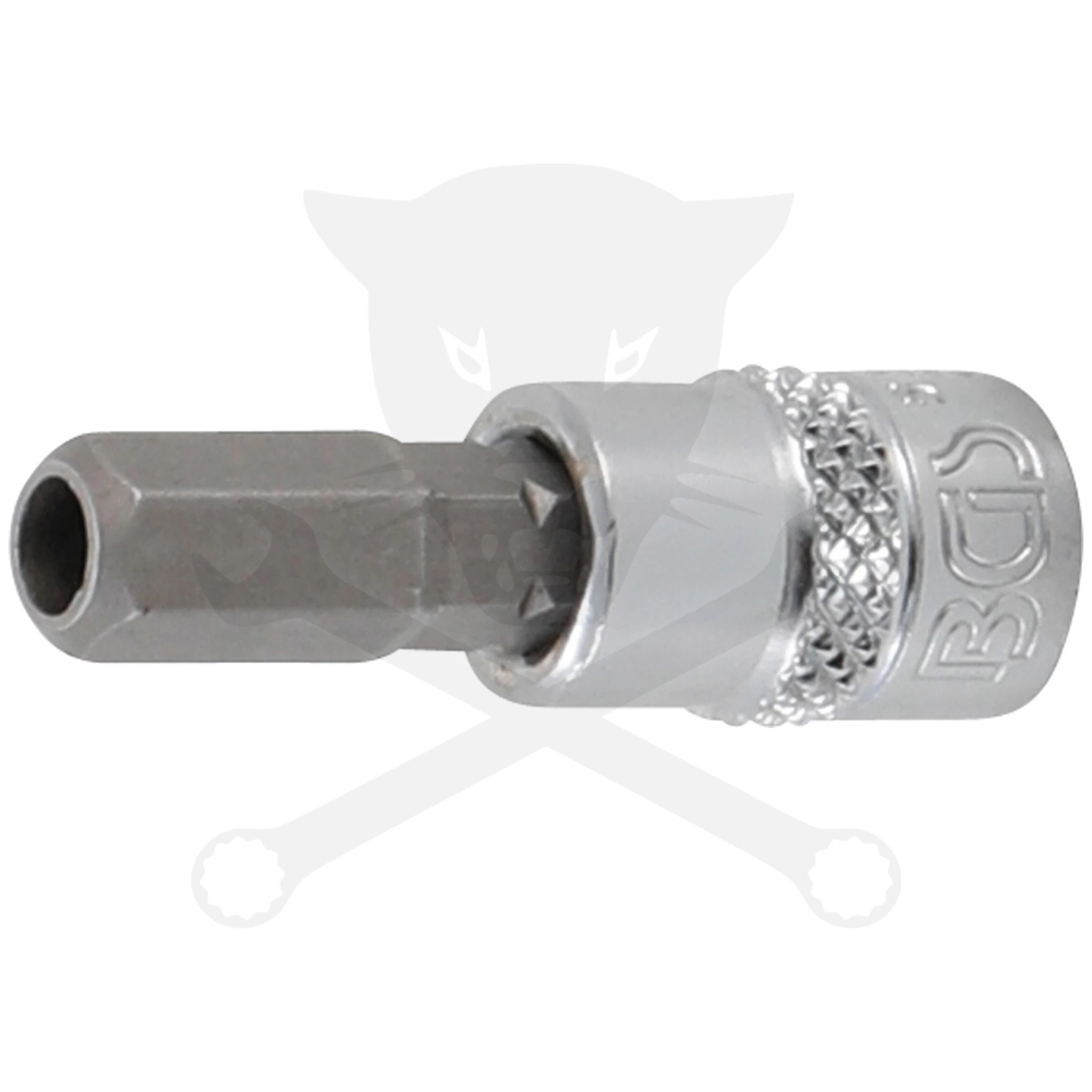 Rátűzőkulcs - crowa+bit 1/4" lyukas imbusz 7 mm - BGS