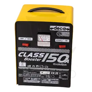 Akkumulátor töltő 12V 18 A + indító-bikázó 150 A - Deca