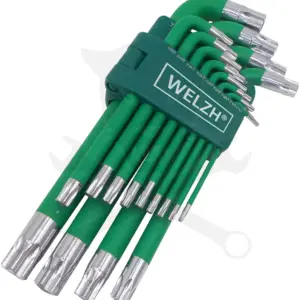 Torx kulcs készlet T10 - T80 - mágneses fej - Welzh