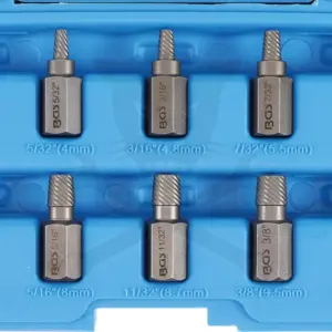 Csavarkiszedő készlet - sérült fejű csavarokhoz Torx-XZN-Imbusz 10 db-os