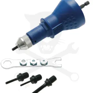 Szegecsanyahúzó adapter fúrógéphez-behajtóhoz M3-M4-M5-M6 - BGS