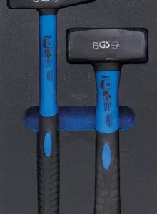 Tálcás kalapács, lakatos és ráverő kalapács készlet 2 db-os - BGS