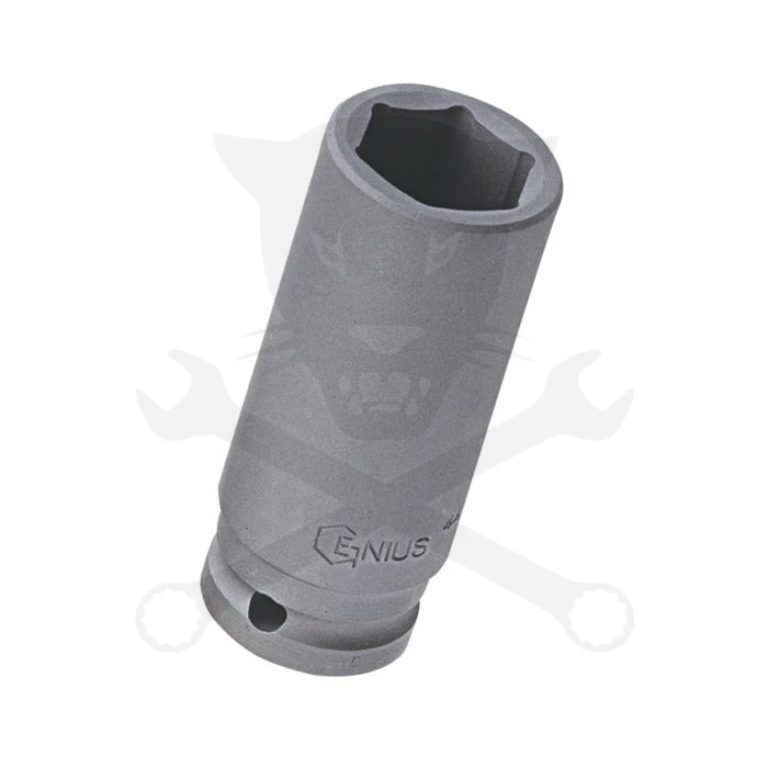 Légkulcsfej 1/2" 6 l.h. 18-as - Cr-Mo - Genius