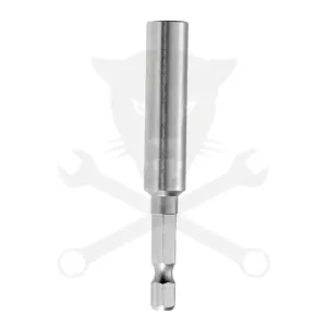 Bit tartó adapter 1/4"- 75x11 mm-es bithez mágneses