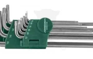 Torxkulcs "L" alakú készlet 10 db-os torx, hosszú - Jonnesway