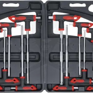 T-kulcs készlet 2:1-ben Imbusz 2-10 mm és Torx T10-T50 16 db-os készlet- BGS